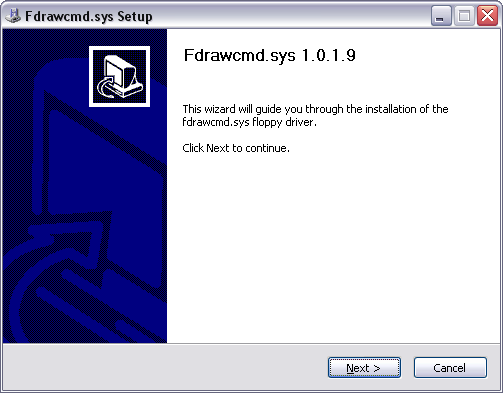 FdInstall Step 1