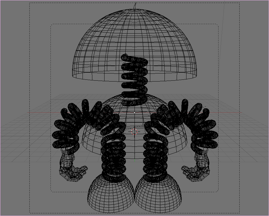 Wireframe Robot